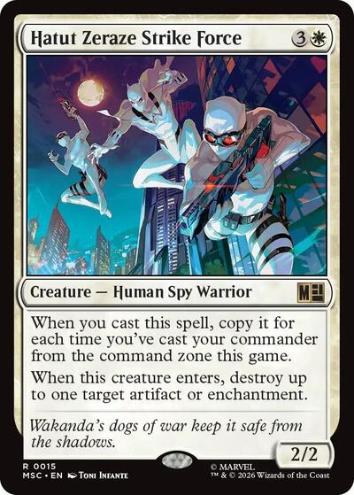 Hatut Zeraze Strike Force (Surge Foil) (Commander: Marvel Super Heroes) Near Mint Foil