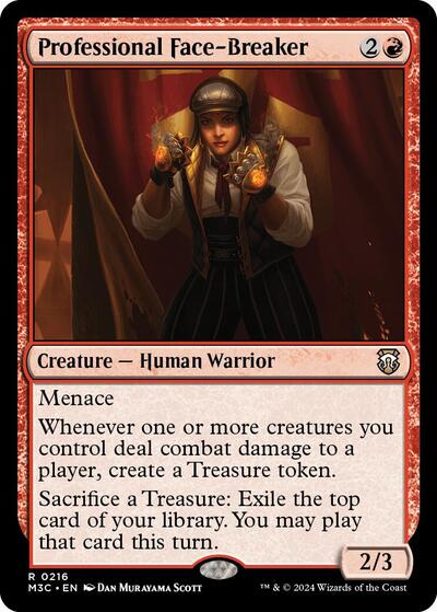 Professional Face-Breaker (Commander: Modern Horizons 3) Near Mint