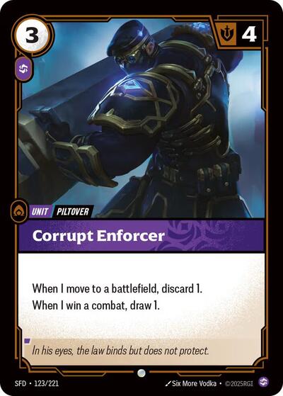 Corrupt Enforcer (Spiritforged) Near Mint