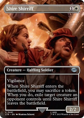 Shire Shirriff (Borderless) (Universes Beyond: The Lord of the Rings: Tales of Middle-earth) Near Mint Foil