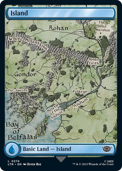 Island (0274) (Universes Beyond: The Lord of the Rings: Tales of Middle-earth) Near Mint