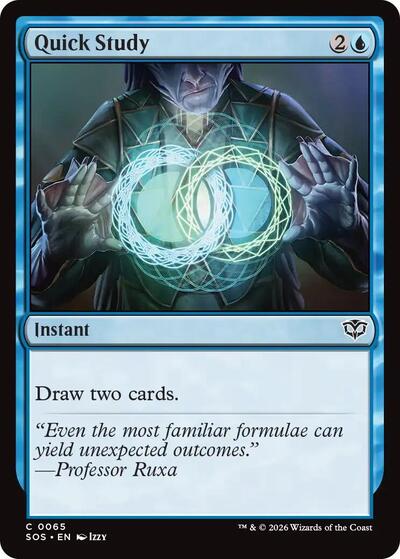 Quick Study (Secrets of Strixhaven) Near Mint Foil