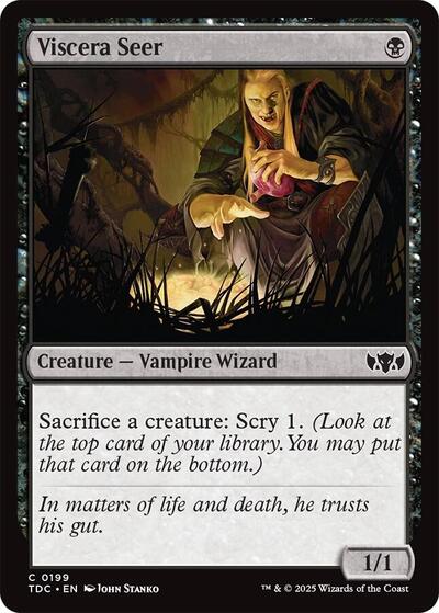 Viscera Seer (Commander: Tarkir: Dragonstorm) Near Mint