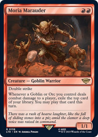 Moria Marauder (Universes Beyond: The Lord of the Rings: Tales of Middle-earth) Near Mint