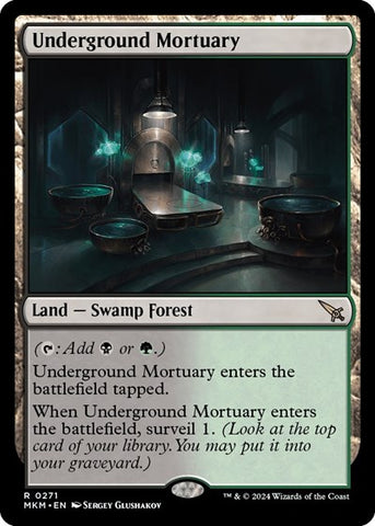 Underground Mortuary (Murders at Karlov Manor) Near Mint Foil
