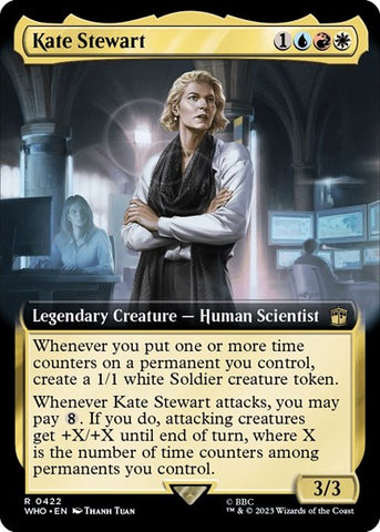 Kate Stewart (Extended Art) (Universes Beyond: Doctor Who) Near Mint Foil