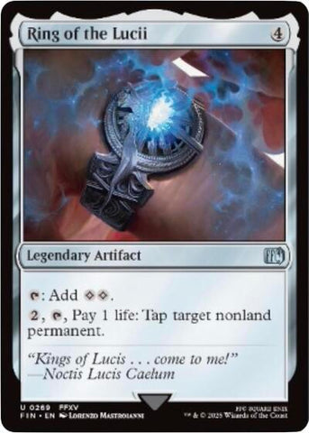 Ring of the Lucii (Universes Beyond: FINAL FANTASY) Near Mint Foil