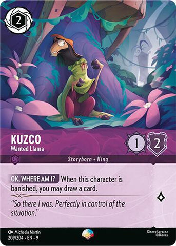 Kuzco - Wanted Llama (Epic) (Fabled) Near Mint Holofoil