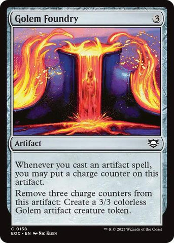 Golem Foundry (Commander: Edge of Eternities) Near Mint