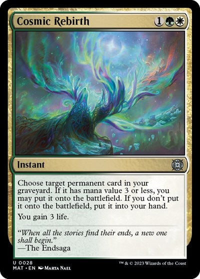 Cosmic Rebirth (March of the Machine: The Aftermath) Near Mint