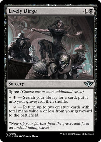 Lively Dirge (Outlaws of Thunder Junction) Near Mint