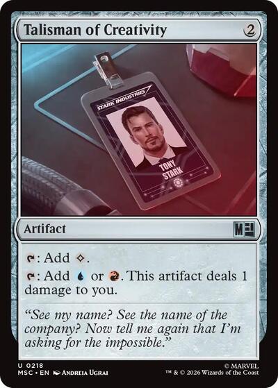 Talisman of Creativity (Commander: Marvel Super Heroes) Near Mint