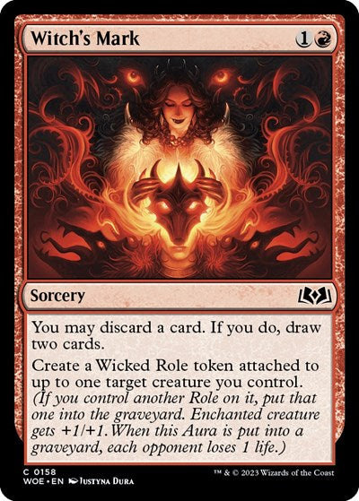 Witch's Mark (Wilds of Eldraine) Near Mint