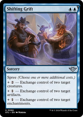 Shifting Grift (Outlaws of Thunder Junction) Near Mint Foil