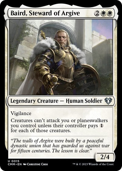 Baird, Steward of Argive (Commander Masters) Near Mint