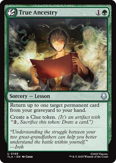 True Ancestry (Avatar: The Last Airbender) Near Mint