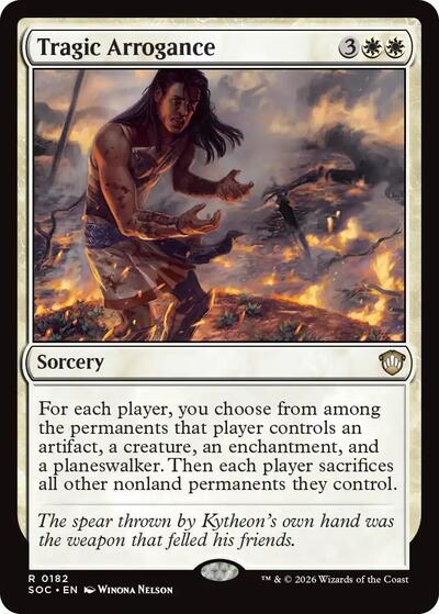 Tragic Arrogance (Commander: Secrets of Strixhaven) Near Mint