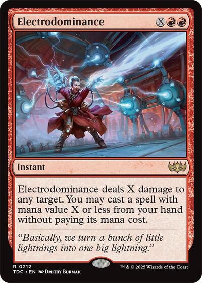 Electrodominance (Commander: Tarkir: Dragonstorm) Near Mint