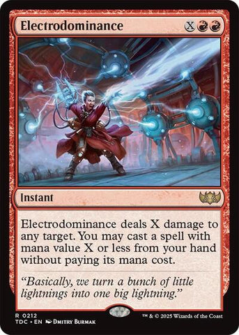 Electrodominance (Commander: Tarkir: Dragonstorm) Near Mint