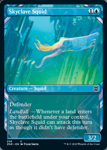 Skyclave Squid (Showcase) (Zendikar Rising) Near Mint Foil
