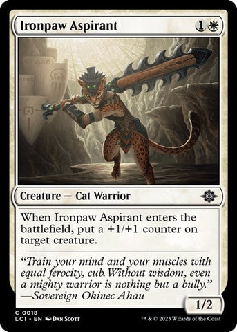 Ironpaw Aspirant (The Lost Caverns of Ixalan) Near Mint Foil