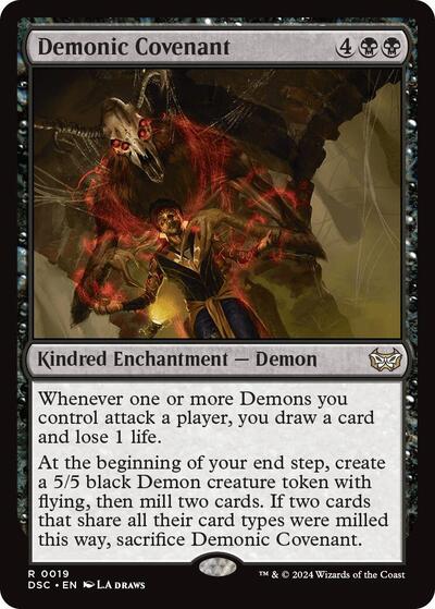 Demonic Covenant (Commander: Duskmourn: House of Horror) Near Mint