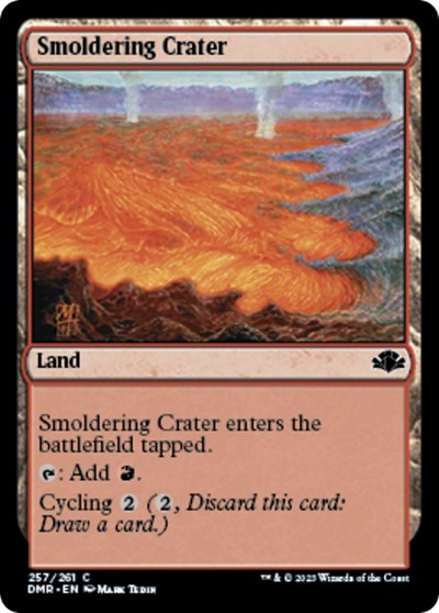 Smoldering Crater (Dominaria Remastered) Near Mint