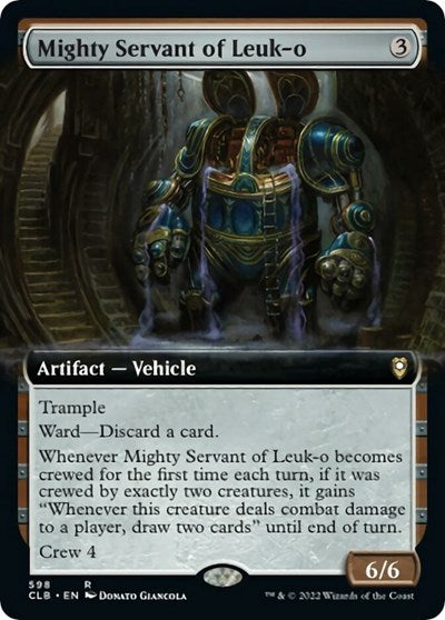 Mighty Servant of Leuk-o (Extended Art) (Commander Legends: Battle for Baldur's Gate) Near Mint