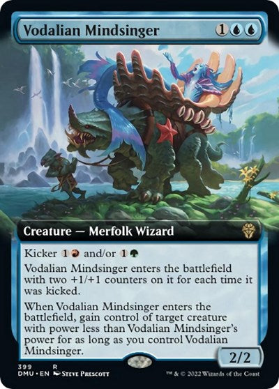 Vodalian Mindsinger (Extended Art) (Dominaria United) Near Mint Foil