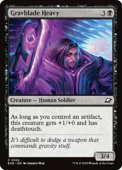Gravblade Heavy (Edge of Eternities) Near Mint Foil