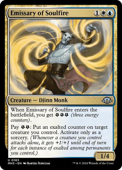 Emissary of Soulfire (Modern Horizons 3) Near Mint Foil
