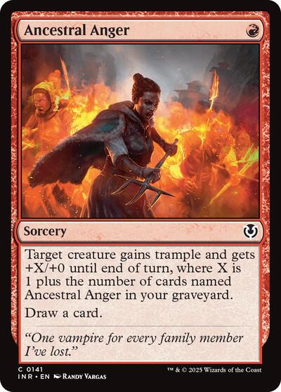 Ancestral Anger (Innistrad Remastered) Near Mint Foil