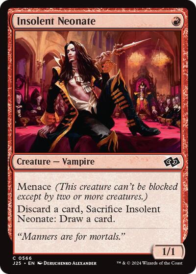 Insolent Neonate (Foundations Jumpstart) Near Mint