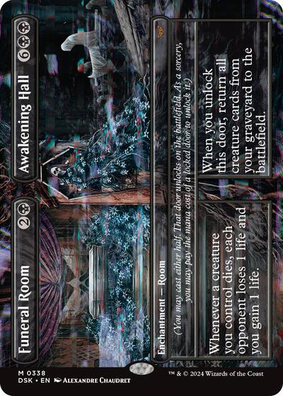 Funeral Room / Awakening Hall (Borderless) (Duskmourn: House of Horror) Near Mint Foil
