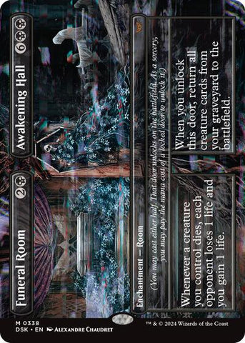 Funeral Room / Awakening Hall (Borderless) (Duskmourn: House of Horror) Near Mint Foil