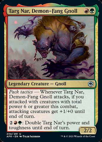 Targ Nar, Demon-Fang Gnoll (Adventures in the Forgotten Realms) Near Mint