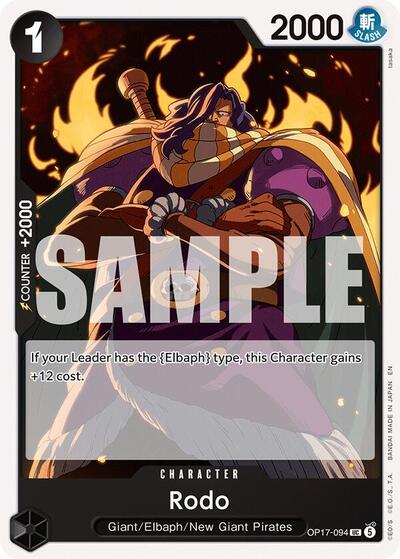 Rodo (The World's Strongest Warriors) Near Mint