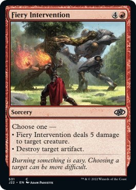 Fiery Intervention (Jumpstart 2022) Near Mint
