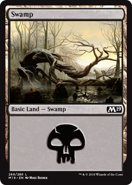 Swamp (269) (Magic 2019 Core Set) Near Mint Foil