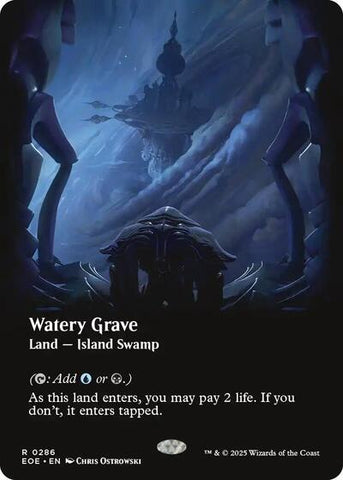 Watery Grave (Borderless) (Edge of Eternities) Near Mint