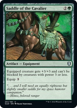 Saddle of the Cavalier (Commander Legends: Battle for Baldur's Gate) Near Mint Foil