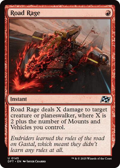 Road Rage (Aetherdrift) Near Mint Foil