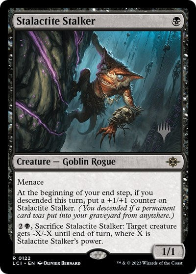 Stalactite Stalker (Promo Pack: The Lost Caverns of Ixalan) Near Mint Foil