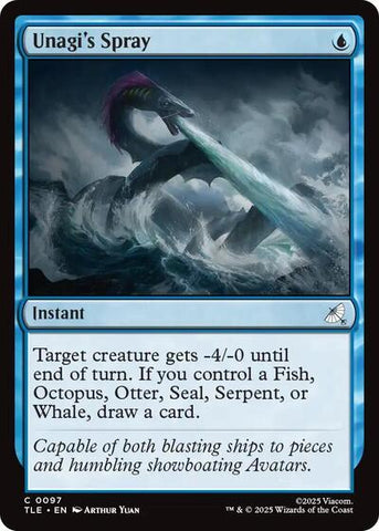 Unagi's Spray (Avatar: The Last Airbender: Eternal-Legal) Near Mint
