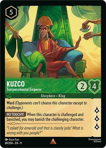 Kuzco - Temperamental Emperor (Fabled) Near Mint Cold Foil