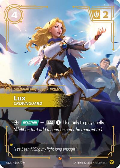 Lux Crownguard (Origins: Proving Grounds) Near Mint