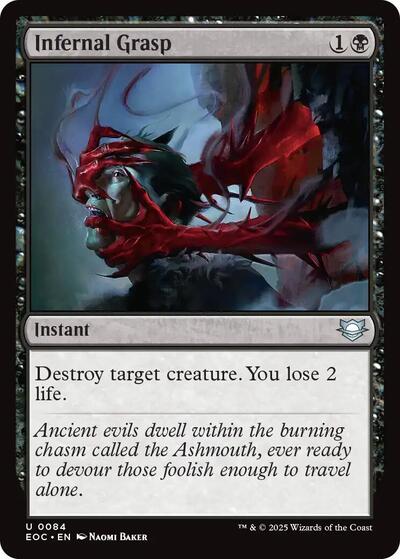 Infernal Grasp (Commander: Edge of Eternities) Near Mint
