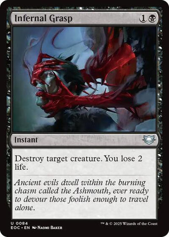 Infernal Grasp (Commander: Edge of Eternities) Near Mint