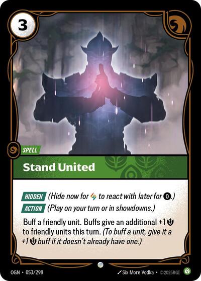 Stand United (Origins) Near Mint Foil