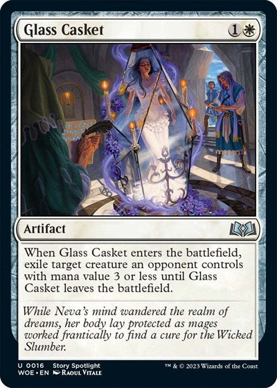 Glass Casket (Wilds of Eldraine) Near Mint Foil